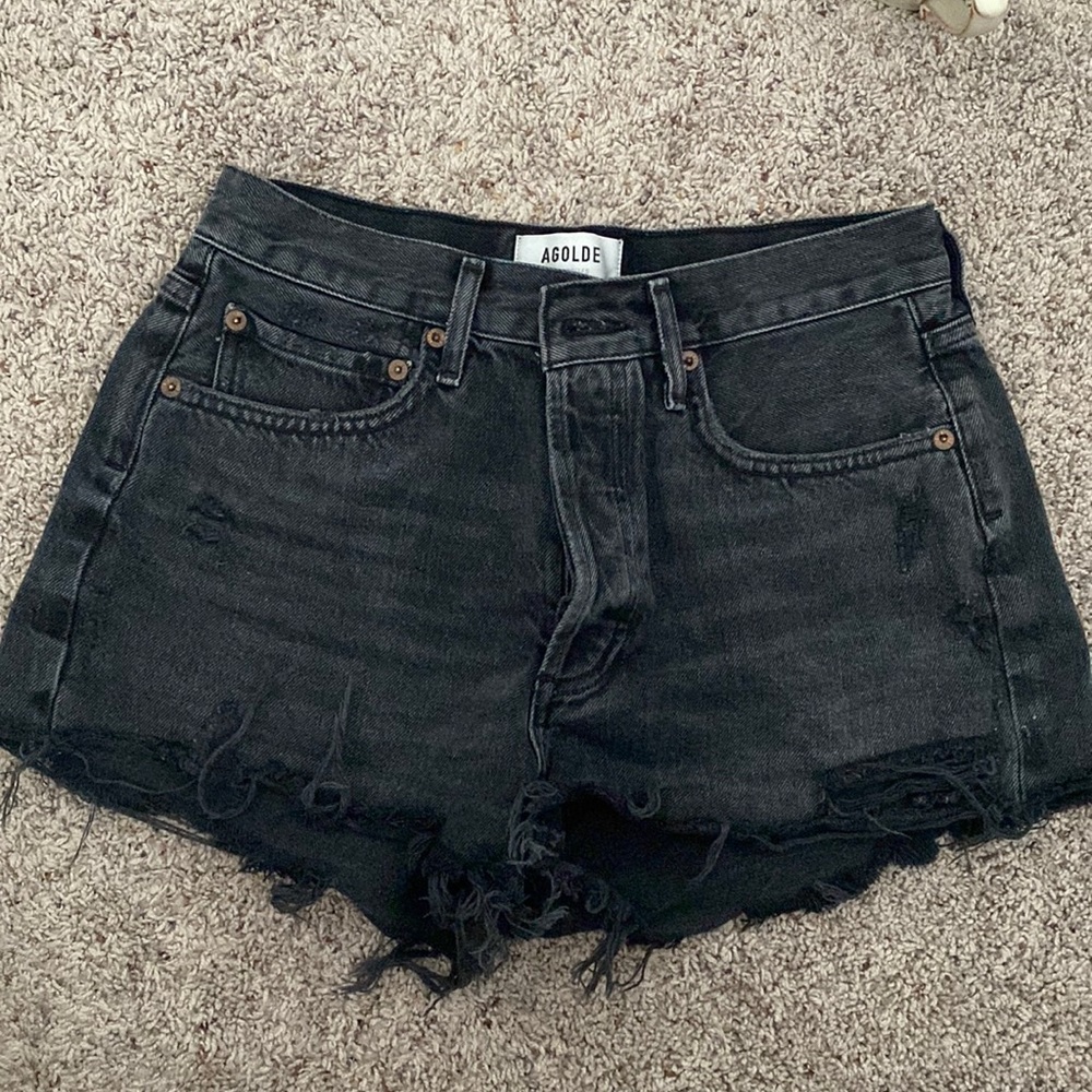 AGOLDE like new black shorts